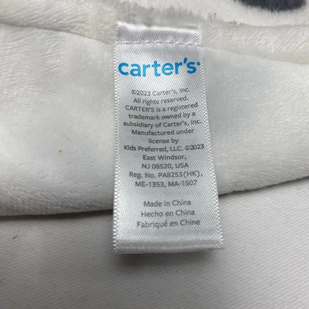 Carter's Spotted COW Security Blanket Baby Plush  Lovey Toy with tags 13x13